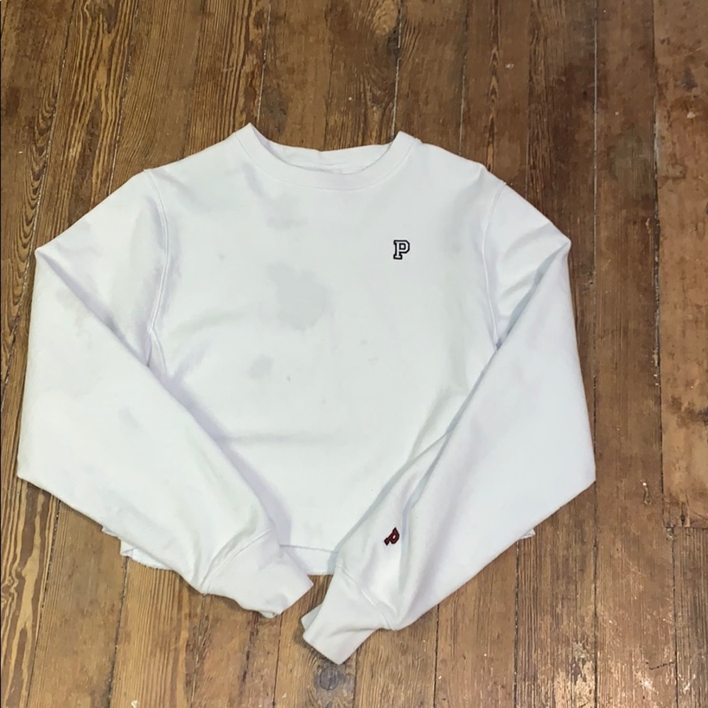 cropped PINK sweatshirt